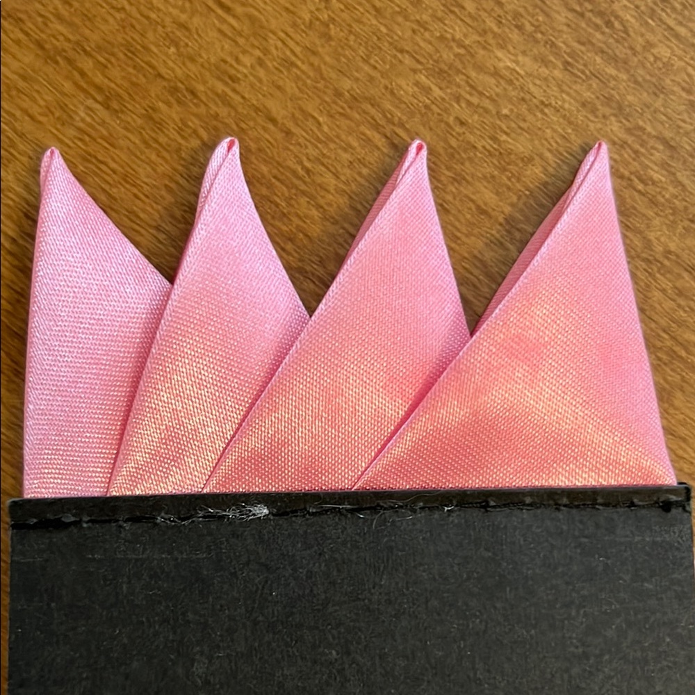 FREE W/ PURCHASE: NWT Elegant Pink Pocket Square